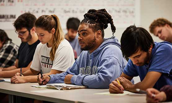 students in a classroom